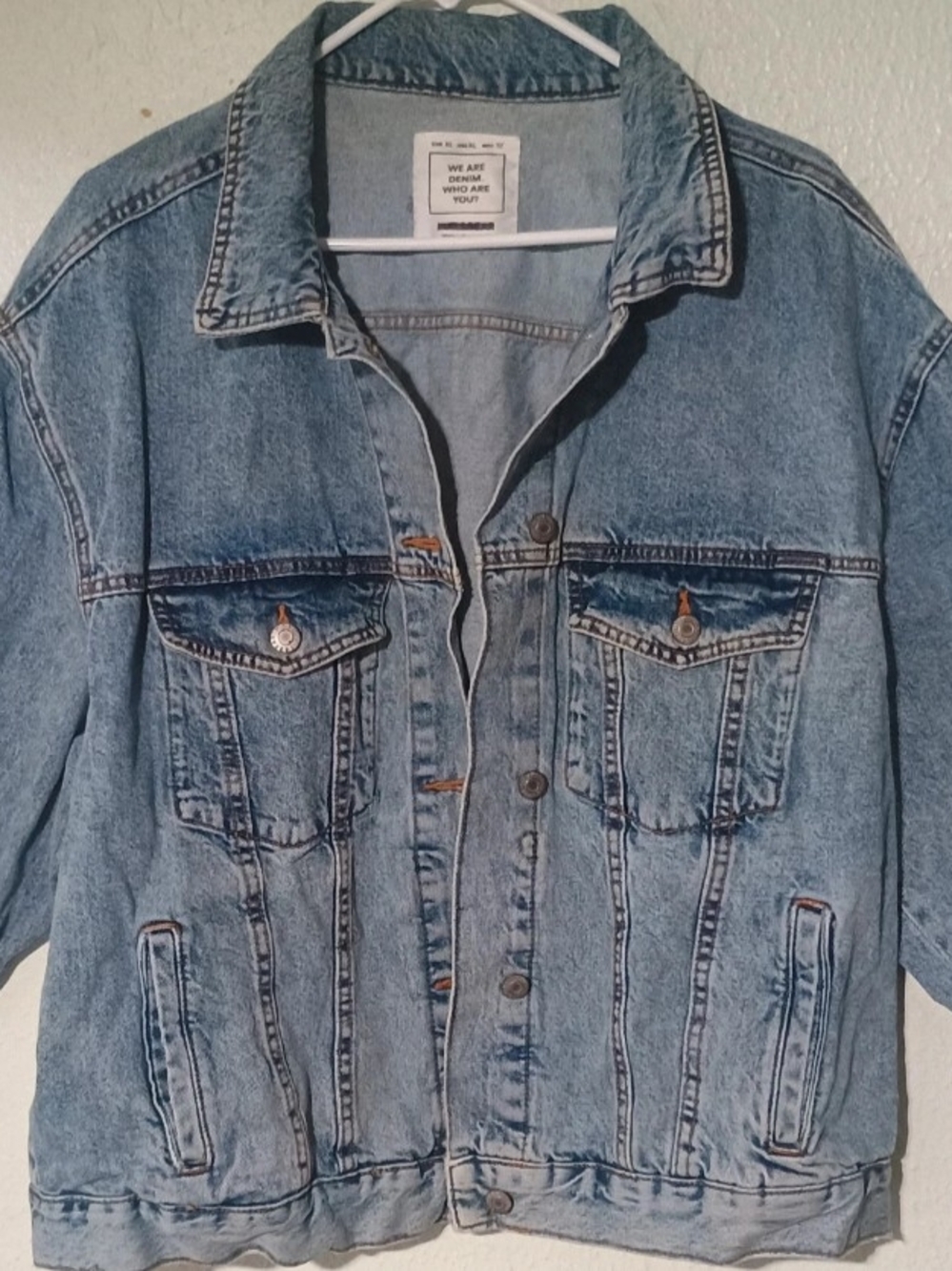 Pull&Bear Light Blue Denim Jacket Fits Like A Large